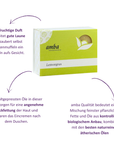 amba Lemongras Seife in Verpackung mit Produktbeschreibung