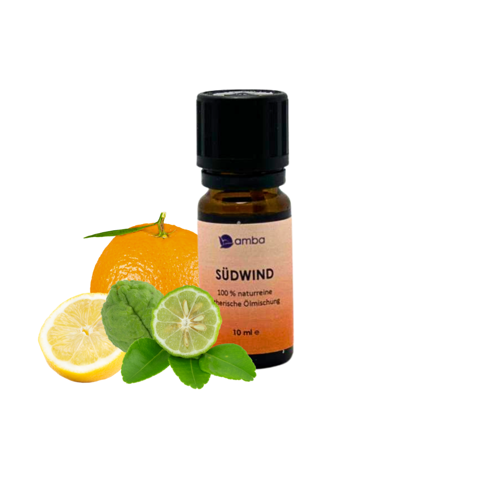 ätherische Ölmischung mit Zitrusölen-Südwind