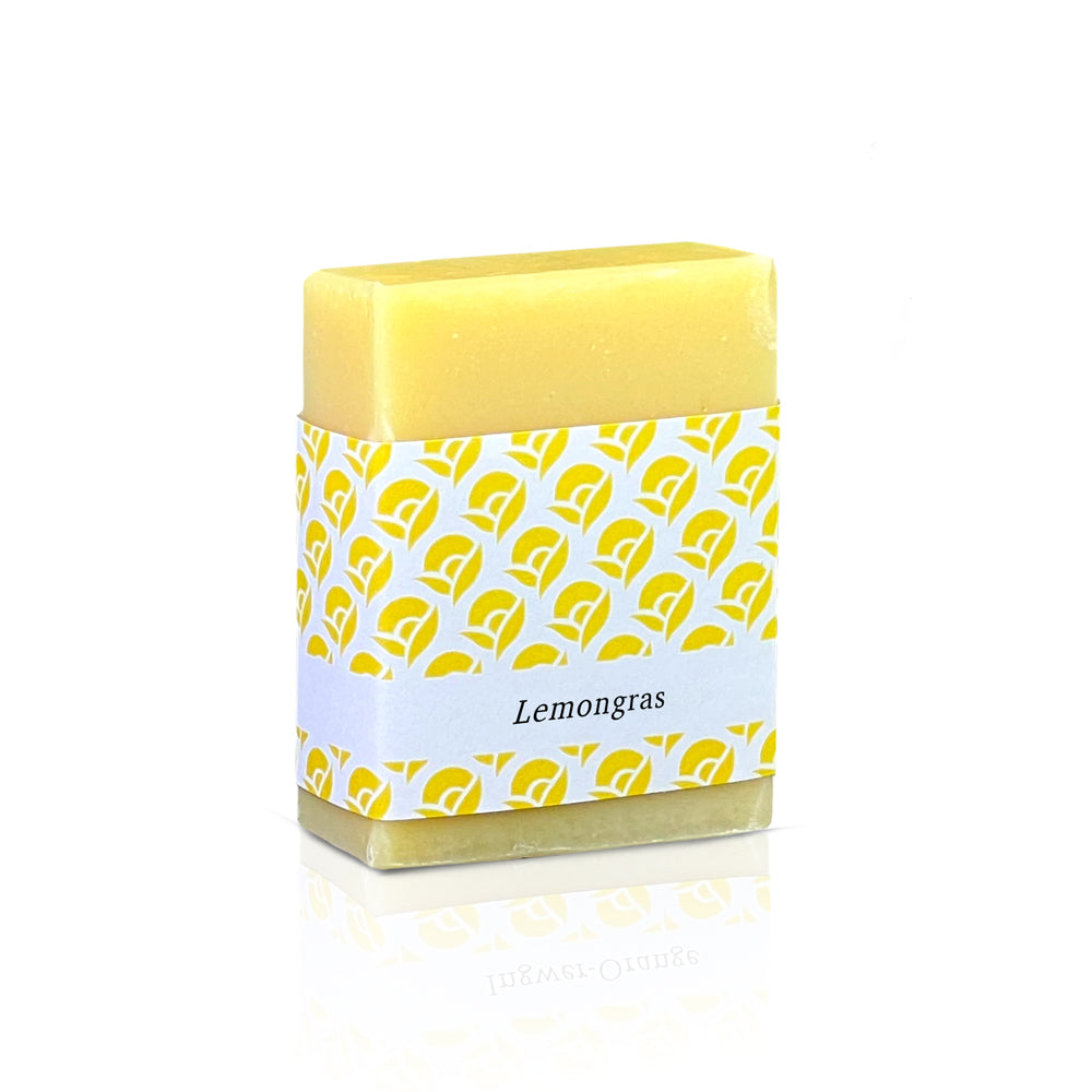 amba Lemongras Pflanzenölseife mit Banderole