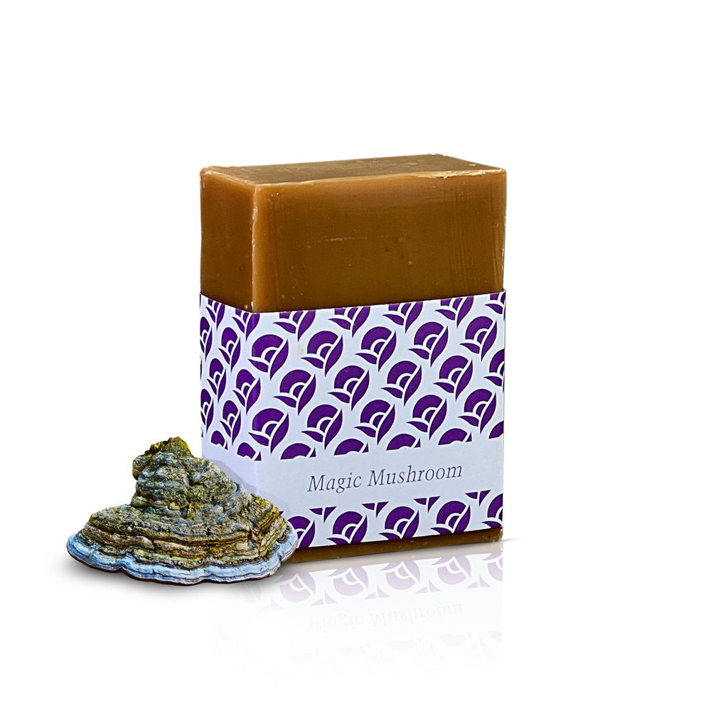 amba Magic Mushroom Seife mit Banderole und Magic Mushroom