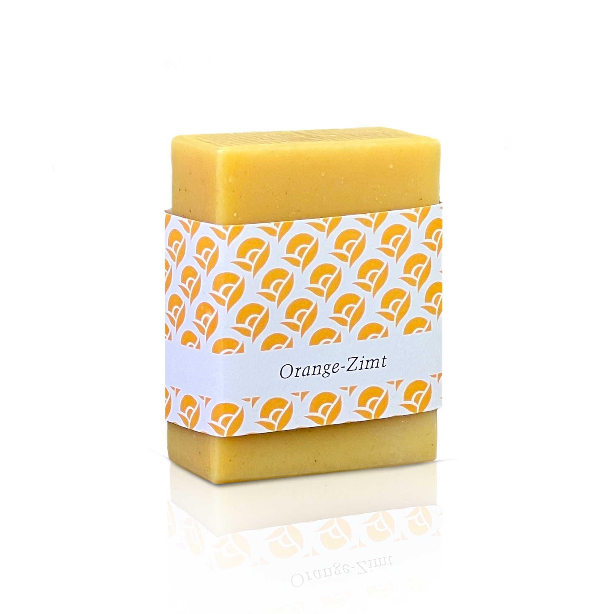amba Orange-Zimt Seife in Schachtel mit Banderole