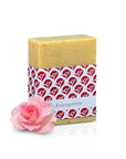 amba Rosengarten Seife mit Banderole und Rose