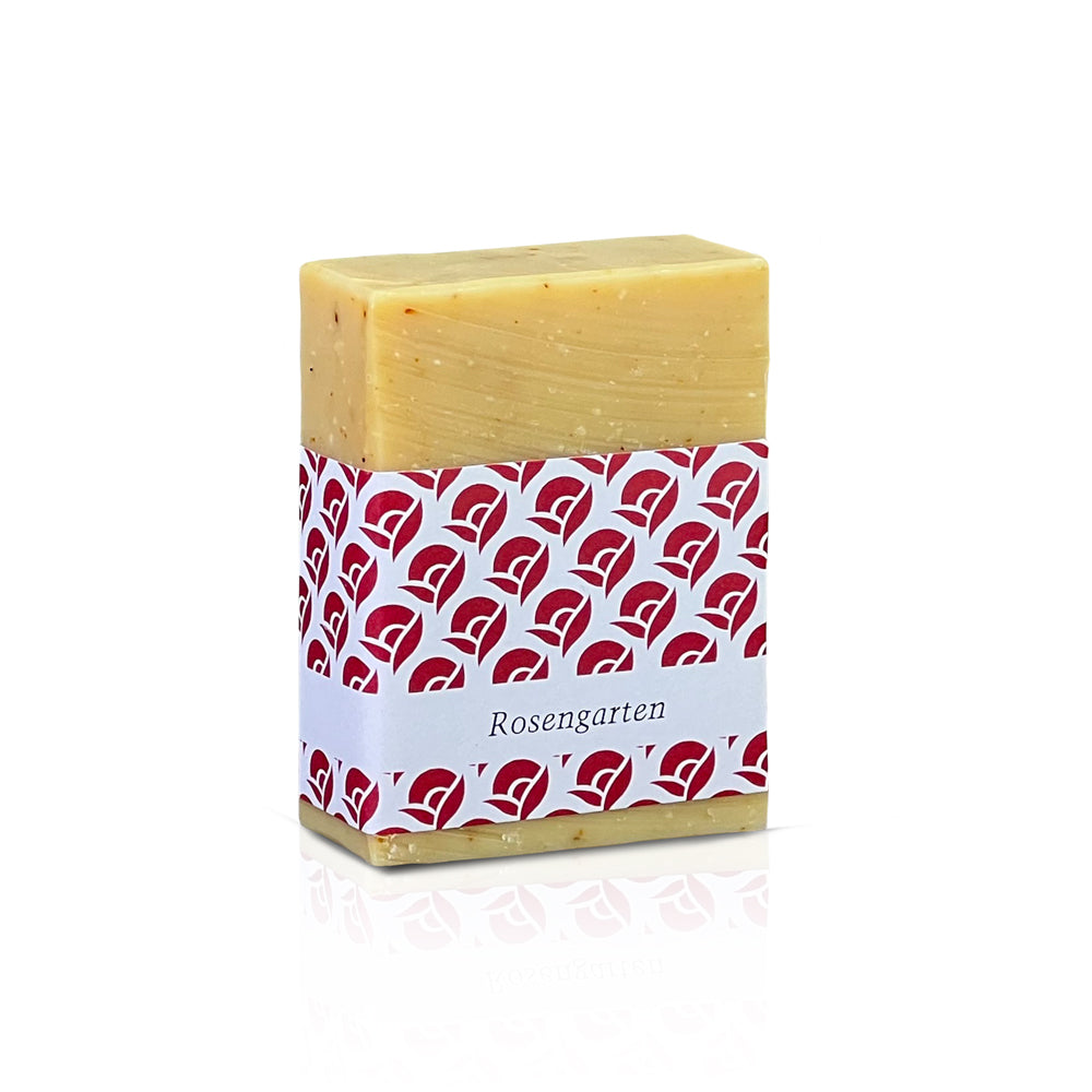 amba Rosengarten Seife mit Banderole