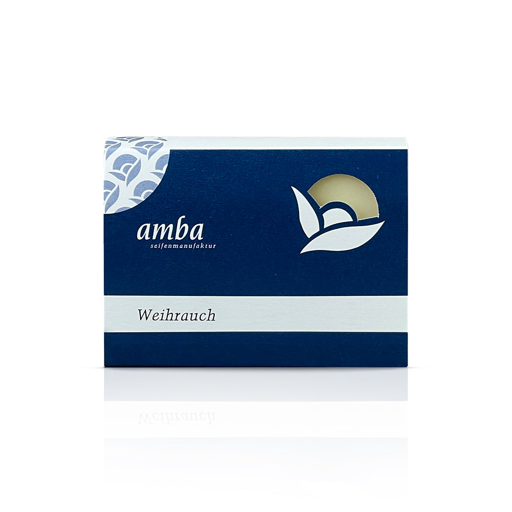 amba Weichrauch Seife in der Schachtel