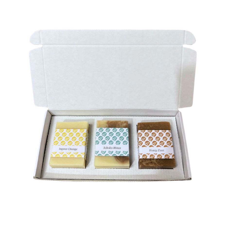Aromenreise 3er Seifenset: 3 Seifenstücke  in Schachtel