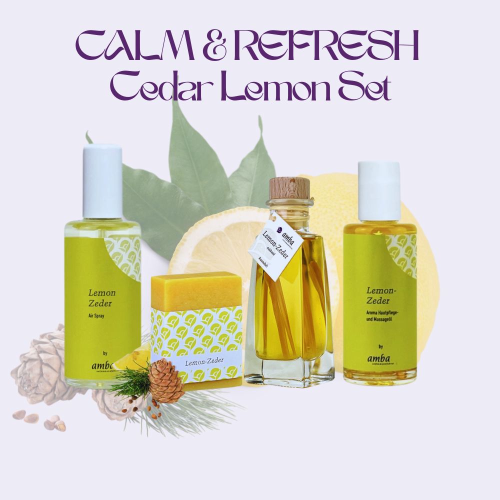 Produktbilder Lemon Zeder Air Spray Seife, Raumduft, Körperöl