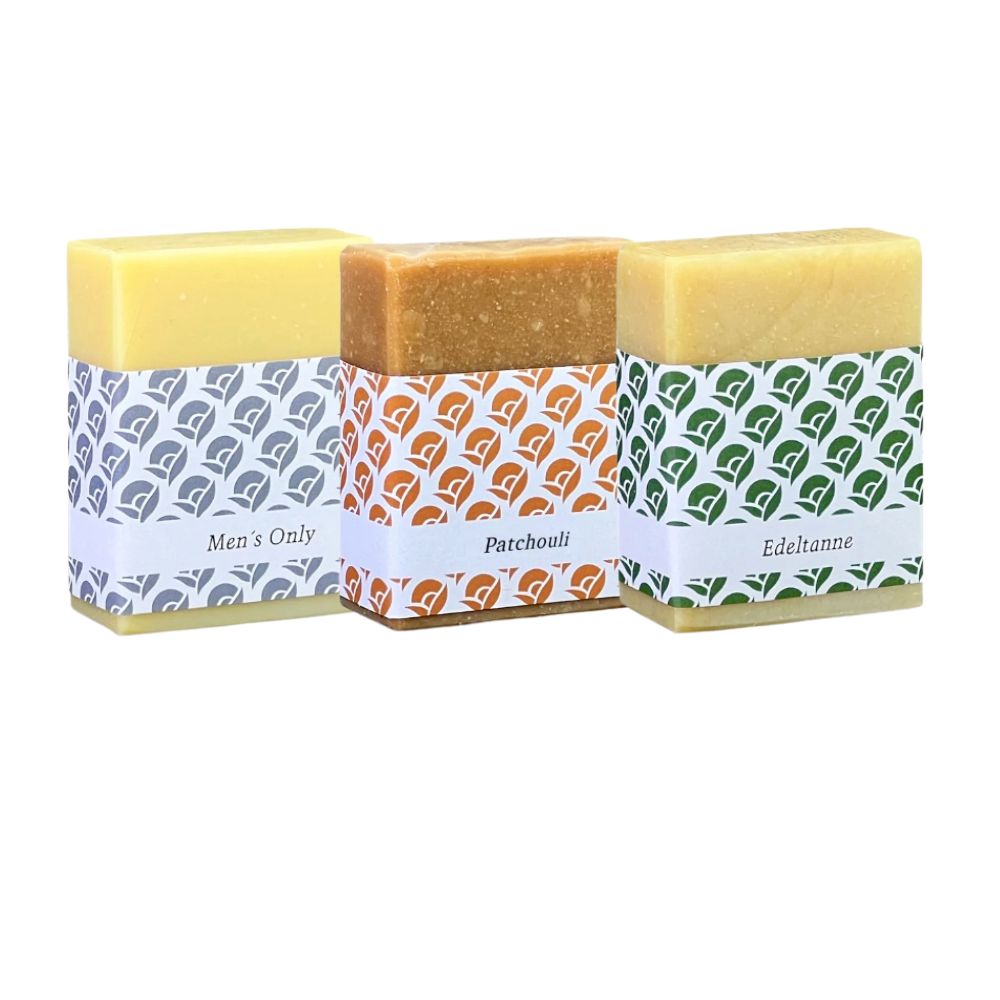 Die Erdlinge Seifenset 3 Stück Seife ohne Verpackung