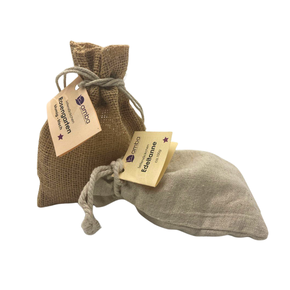 Seifensaeckchen _Jute_für die Dusche_Inhalt_Seifenreste 