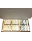 Geschenkset mit 3 mal 2 Seifen a 50g_Edeltanne_Lemongras_Orange Zimt in der Schachtel