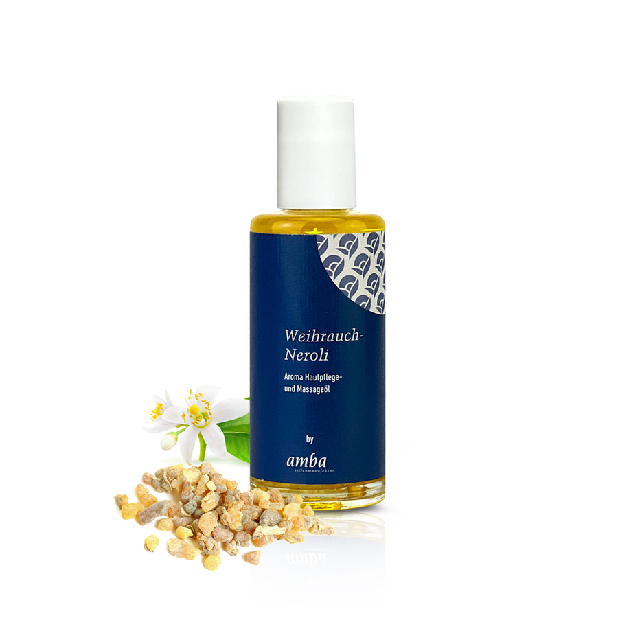 Infrankincense neroli skin care and massage oil